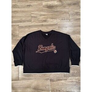 Women’s Bengals Slouchy Sweatshirt Size XL NFL Brand